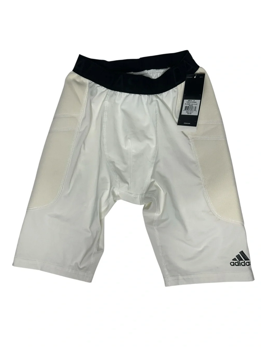 NWT Adidas Men’s Triple Stripe Padded Sliding Shorts/Underwear S